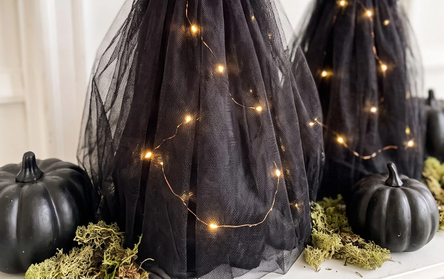How To Make Light-Up Halloween Witches (Pottery Barn Inspired)